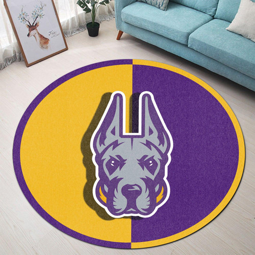Albany Great Danes Round Rug NCAA