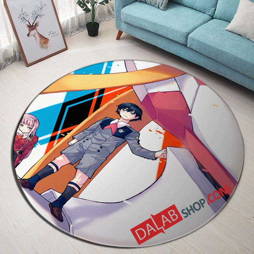 Anime Darling In The Franxx d 3D Customized Personalized Round Area Rug