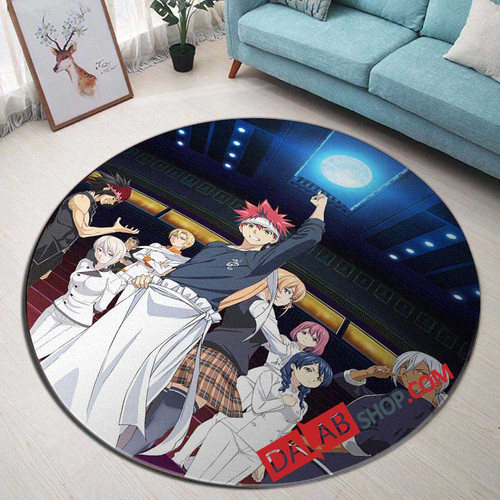 Anime Shokugeki no Souma Ni no Sara d 3D Customized Personalized Round Area Rug