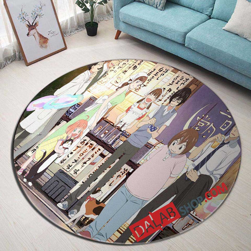 Anime 3-gatsu no Lion 2nd Season n 3D Customized Personalized Round Area Rug