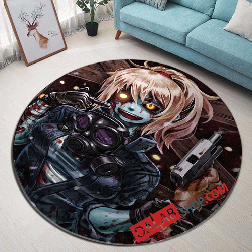 Anime Call of Duty d 3D Customized Personalized Round Area Rug