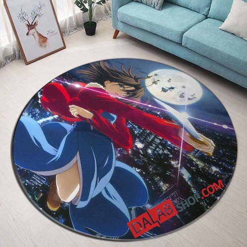 Anime Kara no Kyoukai 5 Mujun Rasen d 3D Customized Personalized Round Area Rug