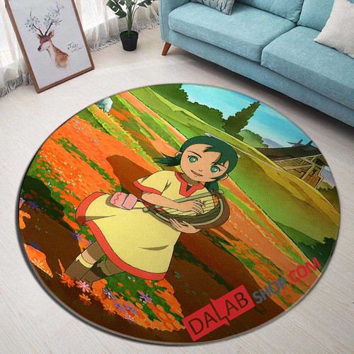 Anime Kemono no Souja Erin d 3D Customized Personalized Round Area Rug