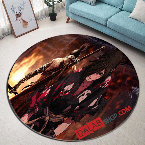 Anime Dororo n 3D Customized Personalized Round Area Rug