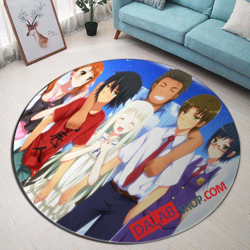 Anime Ano Hi Mita Hana no Namae wo Bokutachi wa Mada Shiranai n 3D Customized Personalized Round Area Rug