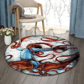 Aerial Silk Round Rug RT453 NABE0408 Best Personalized