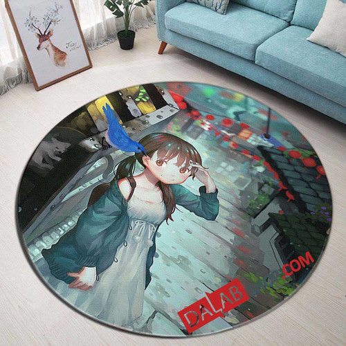 Anime 3-gatsu no Lion d 3D Customized Personalized Round Area Rug