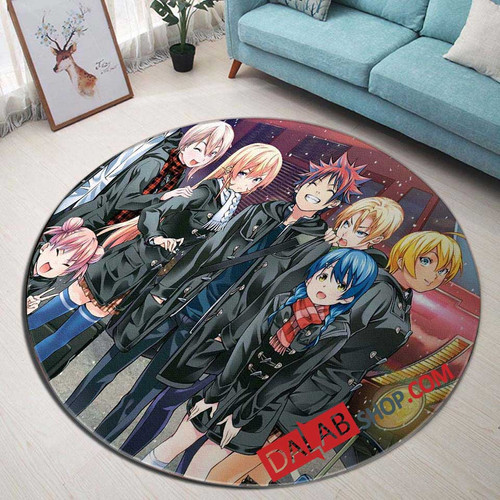 Anime Shokugeki no Souma n 3D Customized Personalized Round Area Rug