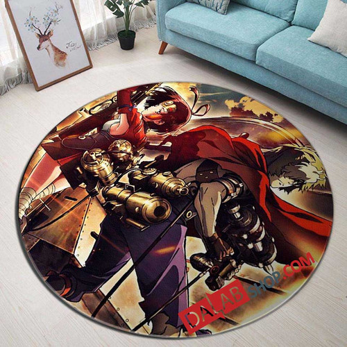 Anime Kabaneri of the Iron Fortress v 3D Customized Personalized Round Area Rug