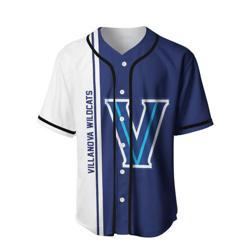 Villanova Wildcats Baseball Jersey Half Style - NCAA