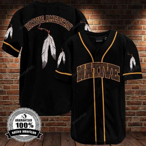 Native American Baseball Tee Jersey Shirt