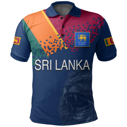(Custom Personalised And Number) Sri Lanka Cricket Jersey Polo Shirt LT6