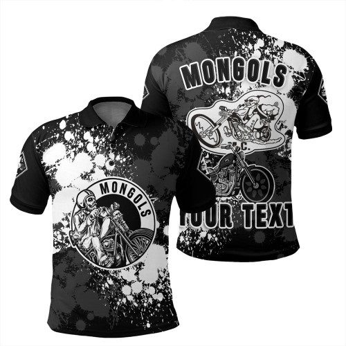 ( Custom Personalized ) Mongols Motorcycle Club Style Polo Shirt T09