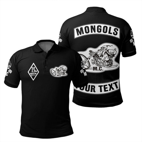 ( Custom Personalized ) Mongols Motorcycle Club Polo Shirt T09