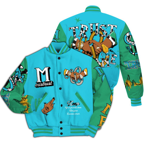 Varsity Jacket To Match Dunk Chunky Dunky - Trust No One Snake-Bite Street Style All Over Print