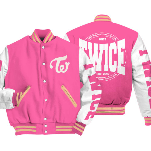 Twice Kpop Shirt, Twice Varsity Jacket 3, Twice Vintage 90s Retro Gift For Fans Unisex, Kpop2608KD