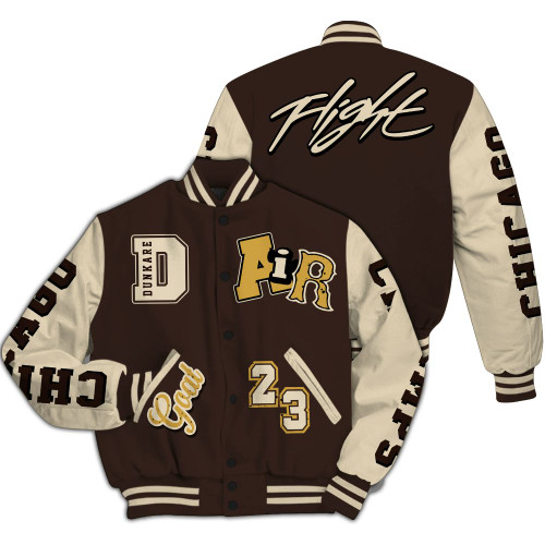 Varsity Jacket To Match 2025 Retro Earth 5s - AIR Number 23 GOAT All Over Print