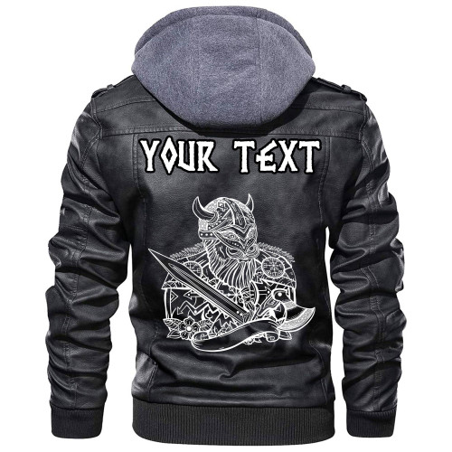(Custom) Wonder Print Shop - Warrior Vintage Leather Jacket RLT12