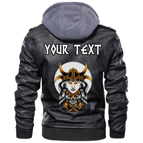 (Custom) Wonder Print Shop - Scandinavian Women Leather Jacket RLT12