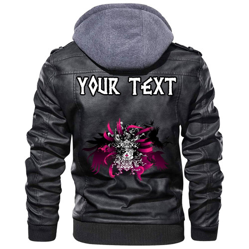 (Custom) Wonder Print Shop - Rune Leather Jacket RLT12