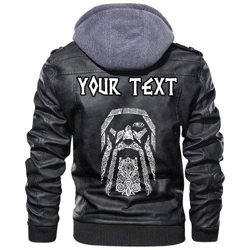 (Custom) Wonder Print Shop - Odin (Wutan) Leather Jacket RLT12