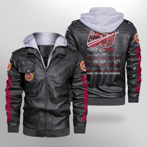 60 Years Of Chiefs Thank You For The Memories The Best Champion Team Signed 3D Designed Allover Gift For Chiefs Fans Hoodie Leather Jacket