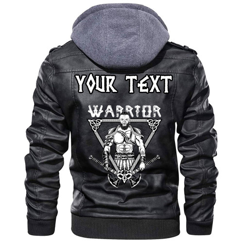 (Custom) Wonder Print Shop - Strong Warrior Leather Jacket RLT12