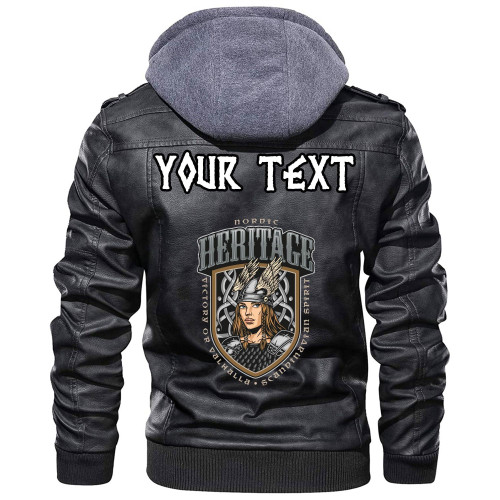 (Custom) Wonder Print Shop - Pretty Valkyrie Leather Jacket RLT12