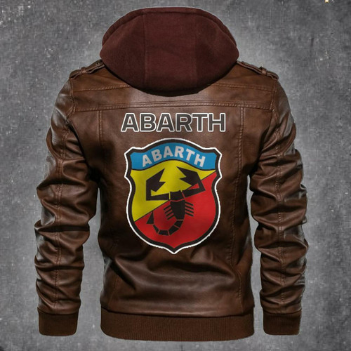 Abarth Automobile Car Leather Jacket Mens Leather Motorcycle Jacket Men Leather Men523