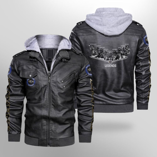 Baltimore Ravens Legends All Players Champions Signatures NFL 3D Designed Allover Gift For Ravens Fans Hoodie Leather Jacket