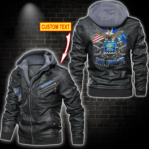 Air Force Proud To Have Served Personalized Veteran Leather Jacket