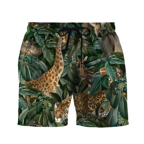 3D African Wild Animal Shorts