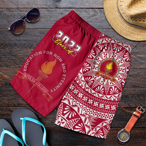 (Custom Your Class Year) Beulah Tonga College Men Shorts Class Of Year Tongan Ngatu Pattern LT14