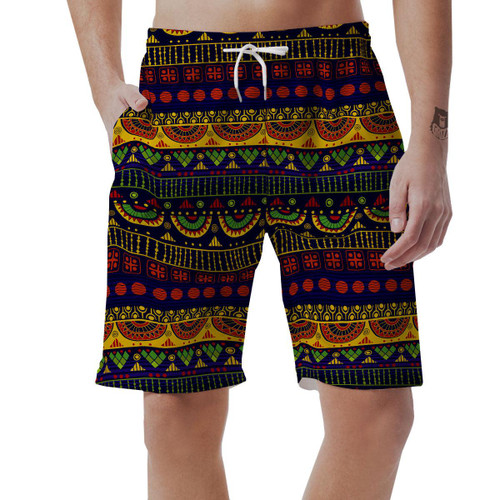 African Tribal Native Print Pattern Mens Shorts