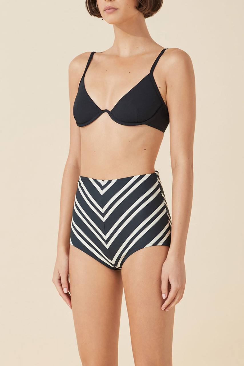 Zulu & Zephyr Crinkle Boy Short Bikini Bottoms