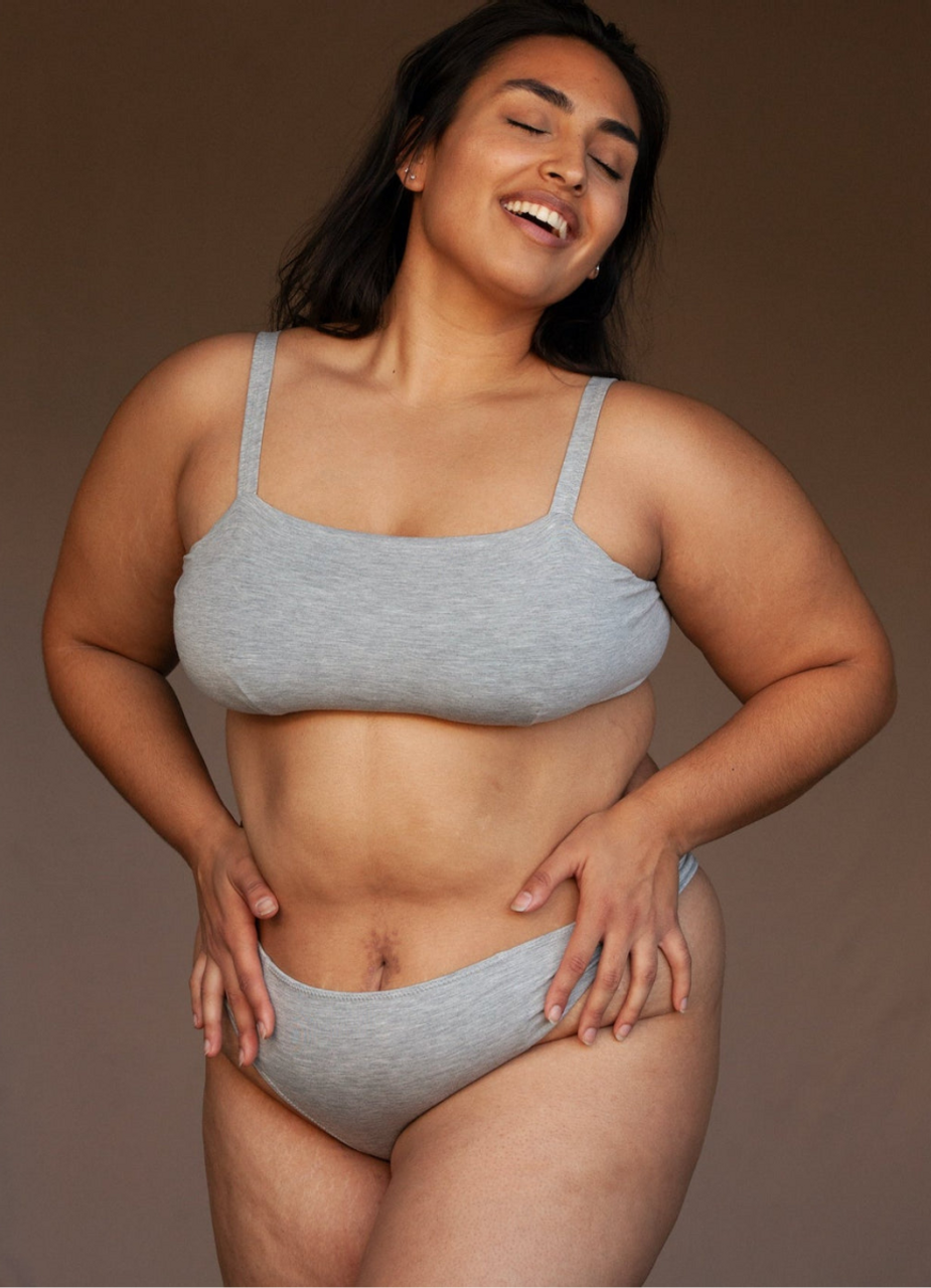 Huha Tata Mineral Bra - Grey