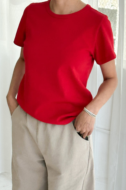 The Go-To Tee- Chili The Go-To Tee- Chili