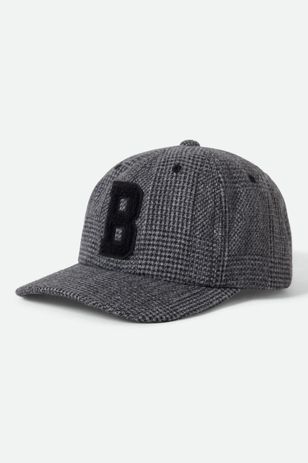Big B Adjustable Hat- Grey Shadow Plaid
