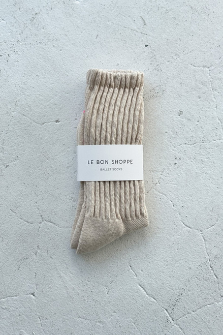 Ballet Socks- Oatmeal