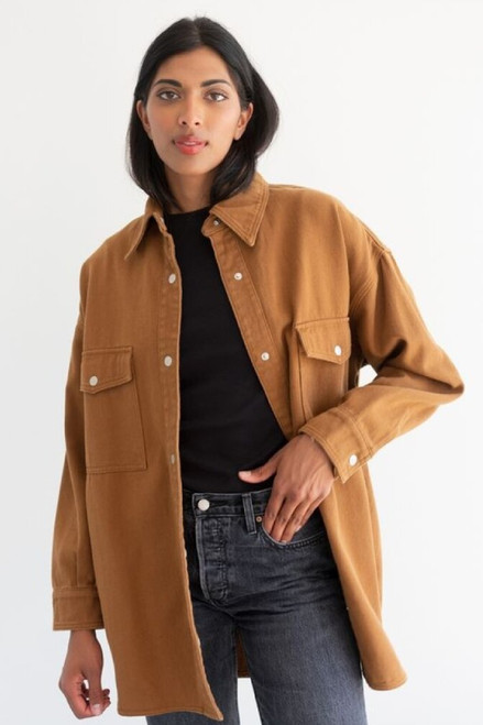 Shania Denim Jacket- Chestnut