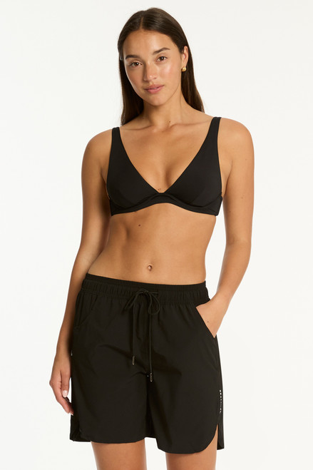 Essentials 7" Boardshort- Black