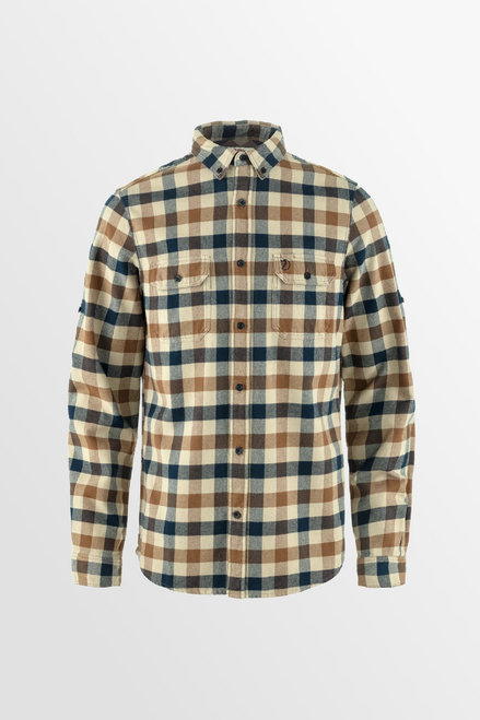 Skog Shirt M- Fossil/Dark Navy