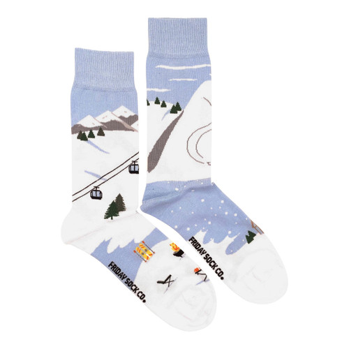 Mens Ski Scene Socks