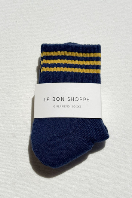 Girlfriend Socks- Navy