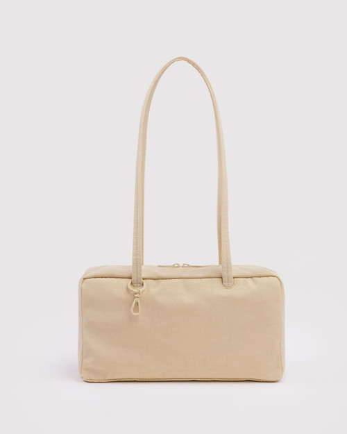 Nylon Bowler Bag- Custard