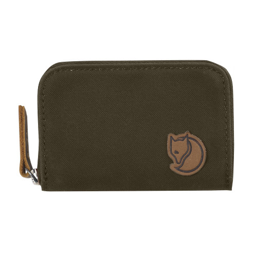 Zip Card Holder- Dark Olive