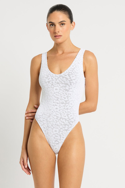 Mara One Piece- White Leopard
