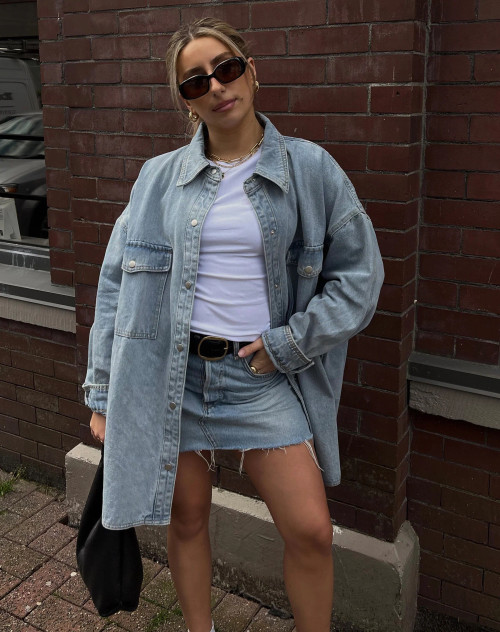 Shania Jacket- Vintage Blue