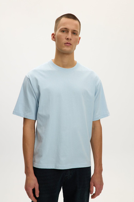 Eazy Box Tee- Sky Blue