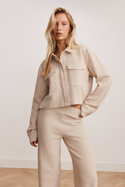 Moon Classic Short Blouse- Feather